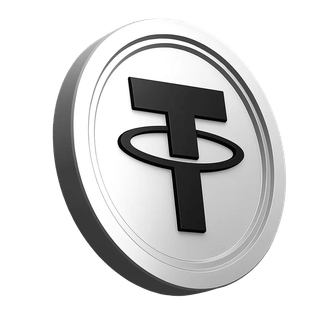 Tether USDT munt-icoon in de sectie over betrouwbaarheid binnen de handelsgemeenschap